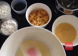 Pork floss Illustration of how to make cookies 1