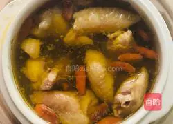 Illustration of how to make potato and chicken soup 6