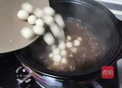 Red bean, pumpkin and glutinous rice ball soup recipe 10