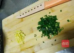 Illustration of making homemade scallion pancakes 1