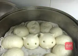 Illustration of how to make bean paste buns 6