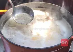 Watercress and winter melon bones Illustration of how to make soup 7