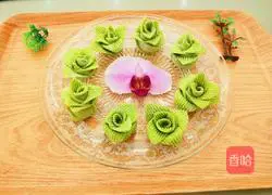 Xinwen Gourmet Spinach Rose Pastry Recipe Illustration 17