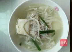 Enoki mushroom tofu soup recipe 12