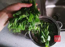 Illustration of how to make pea and egg drop soup 3