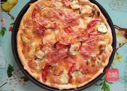 Illustration of how to make pastoral pizza air fryer 12