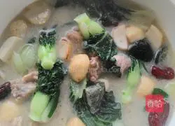 Illustration of how to make milk cabbage in soup 4