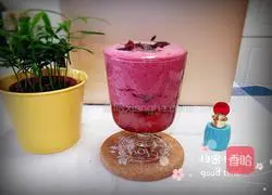 Illustration of how to make bayberry milkshake and sago 13