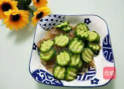 Illustration of how to make cold jellyfish slices 7