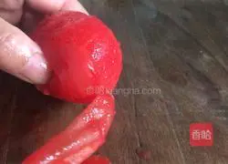Illustration of how to make tomato and cucumber juice 5