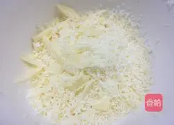 Illustration of how to make poppy cheese durian cake 2