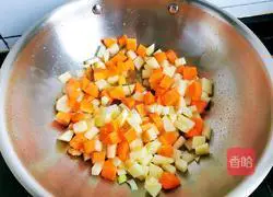 Illustration of how to make abalone curry noodles 4