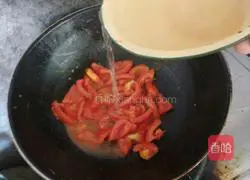 Illustration of how to make tomato and egg soup 3