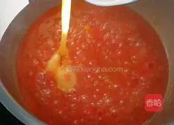 Illustration of how to make tomato and egg soup 8