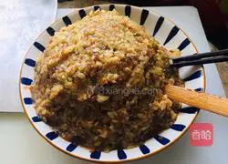 Illustration of how to make kohlrabi meat dumplings 12