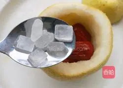 Illustration of how to make rock sugar, white fungus and snow pear soup 7