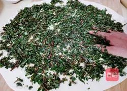 Illustration of how to make fragrant purslane vegetable cake 5