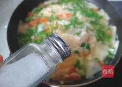 Illustration of how to make noodle soup 12