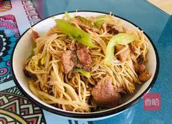 Illustration of Homemade Steamed Noodles 11