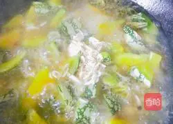 Illustration of how to make Japanese pumpkin stewed with shrimp skin 9