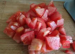 Double Mushroom Tomato Tofu Soup Recipe Illustration 3