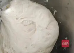 Illustration of making dough scallion pancake 1