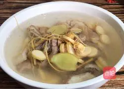 Illustration of how to make ginseng stewed mutton 6