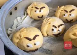 Everything is OK.Illustration of how to make smiling face steamed buns 13