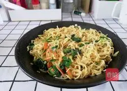 Illustration of how to make fried noodles 8