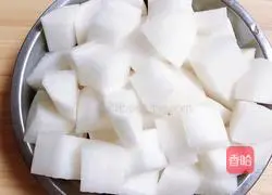 Illustration of how to make healthy radish and mutton soup 6