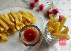 Illustration of how to make French fries 11