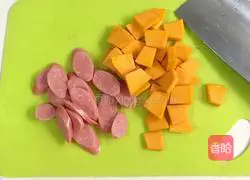 Pumpkin Sausage and Asparagus Pasta Recipe Illustration 2