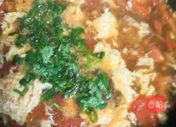 Illustration of how to make tomato and egg soup 6