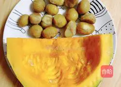 Illustration of how to make chestnut and chestnut pumpkin soup 3