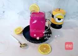 How to make dragon fruit milkshake Illustration 7