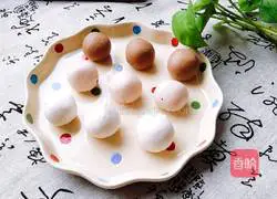 Illustration of how to make colorful glutinous rice balls 12