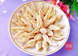 Illustration of how to make healthy persimmon and wheat ear-shaped dumplings 12