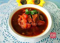 Illustration of tomato stewed beef brisket 13