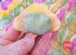 Illustration of how to make colorful dumplings during the Spring Festival 5