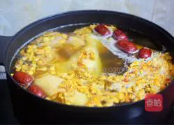 Cordyceps Flower Chicken Soup Recipe Illustration 6