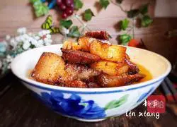 Illustration of how to make braised pork 13