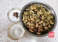 Illustration of how to make salted peanuts 1