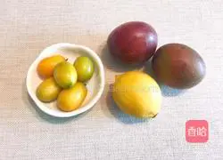 Illustration of how to make kumquat and passion drink 1