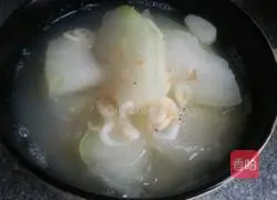 Spiced shrimps and winter melon soup Practice illustration 4