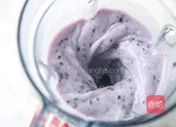 Illustration of how to make purple sweet potato and purple rice milk paste 5