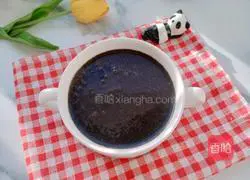 Illustration of how to make black sesame paste 8