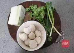 Winter Melon Fish Ball Soup Recipe Illustration 1