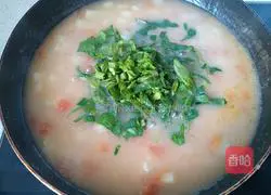 Illustration of tomato and potato dumpling soup 11