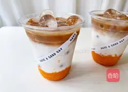 Mango Raw Coconut Latte Recipe Illustration 7