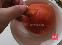 Illustration of how to make tomato and tofu soup 2